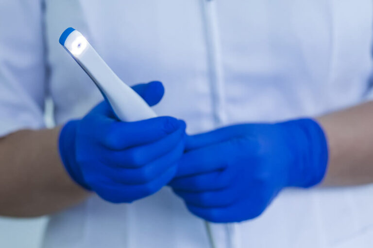 Intraoral camera at Dinwiddie Dental.